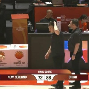有点巧！U16男篮和成年国家队均击败新西兰重返决赛 分差都是14分